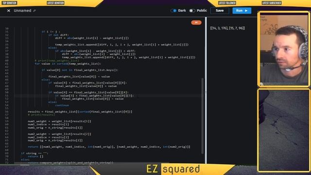 Live: Codewars in Python: Ep 3-2 Closest to Smallest Solution! смотреть онлайн