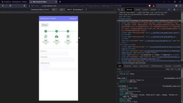 Scriptcase 9.7 - Mobile optimization option for Wizard forms смотреть онлайн