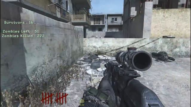 Call of Duty 4: Modern Warfare Zombies - "Backlot Tag der Toten" (PC MOD) смотреть онлайн