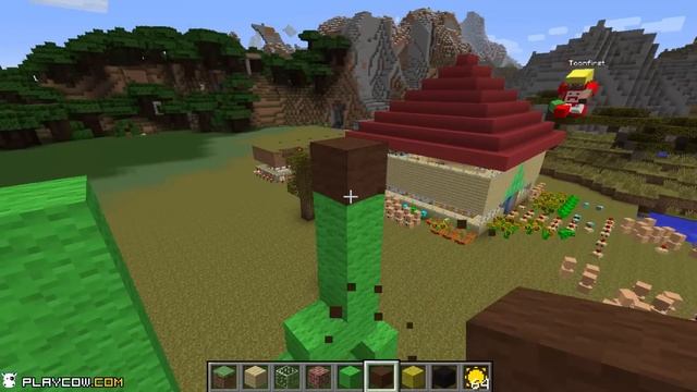 Plants vs. Zombies 2 Minecraft Mod Building Twin Flowers! смотреть онлайн