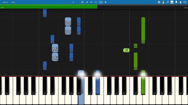 SLOW piano tutorial "HIJO DE LA LUNA" Mecano, 1986, with free sheet music смотреть онлайн