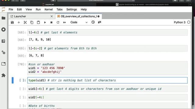 Programming Essentials Python - Overview of Collections - Accessing elements from list смотреть онлайн