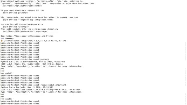 How to set Python's default version to 3.6 on MAC OS X смотреть онлайн
