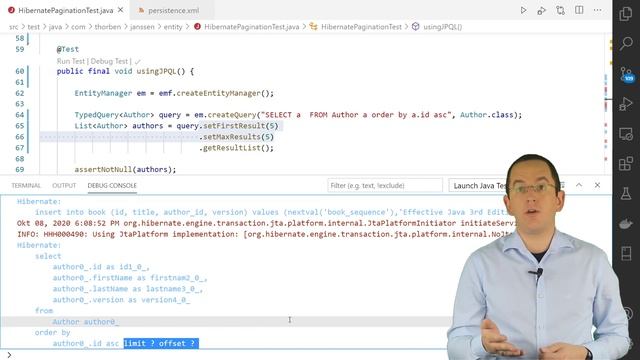 Pagination with JPA and Hibernate смотреть онлайн