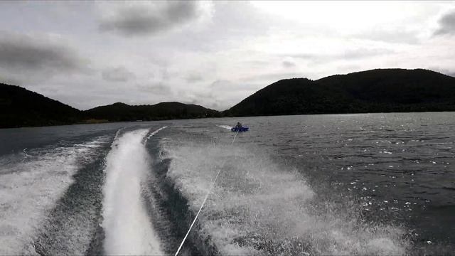 Sea-Doo GTI 90hp can pull a tube - test run summer 2023 #seadoo #summer #lake #newzealand