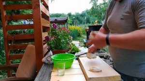 ХЛЕБ запеченый в МАНГАЛЕ на ШАМПУРАХ