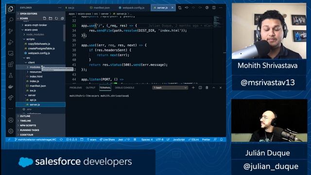 Scale apps Using Node.js Microservices on Heroku - Part 2 | Modern App Development on Salesforce смотреть онлайн