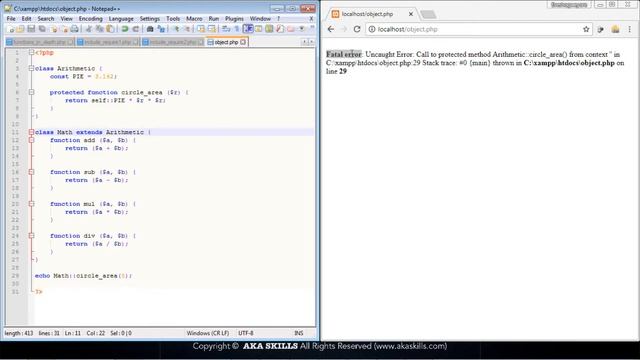 47 PHP Objects Part 7 смотреть онлайн