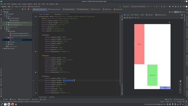 4_Android - FrameLayout, LinearLayout, GridLayout смотреть онлайн