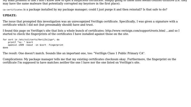 Corrupted (SSL) keystore / spotting bogus SSL certificates смотреть онлайн
