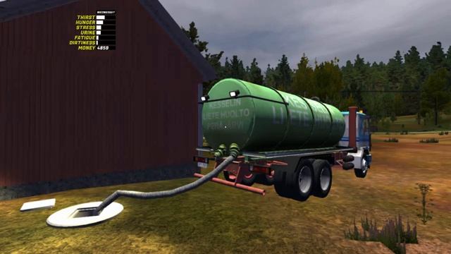 My Summer Car SEWAGE JOB | How to use truck смотреть онлайн