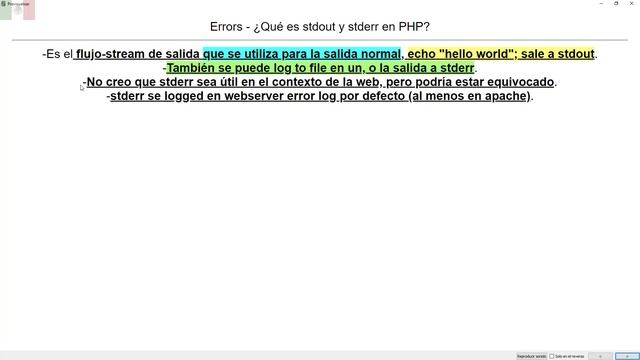 Errores en PHP | PHP Error Reporting - ini_set() en PHP (parte 2) смотреть онлайн