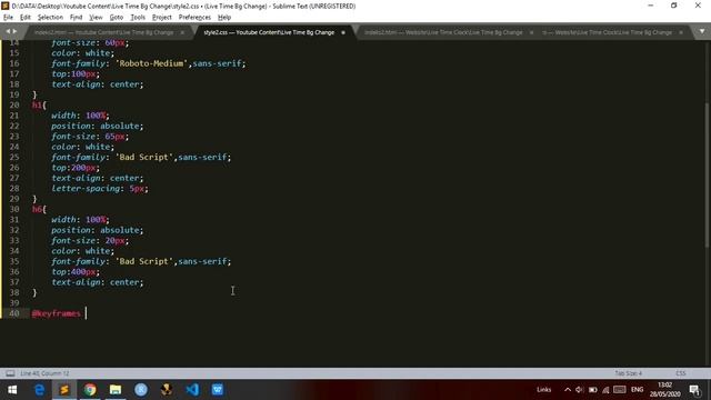 Reminder Live Time Clock Website With Animated Background SpeedCode | HTML, CSS, and Javascript смотреть онлайн