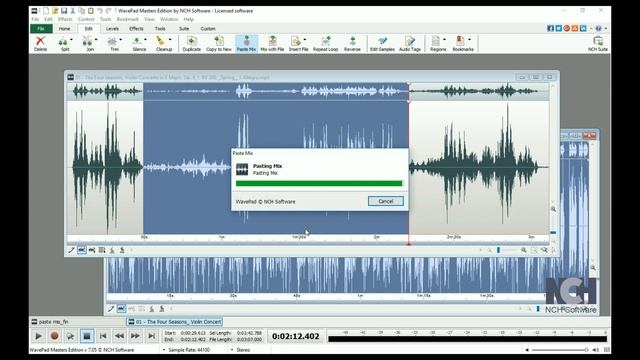 How to Use Paste Mix Tool | WavePad Audio Editor Tutorial смотреть онлайн
