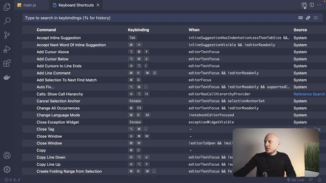 Быстрый console.log() по горячим клавишам в VS Code. Вешаем сниппеты на хоткеи смотреть онлайн
