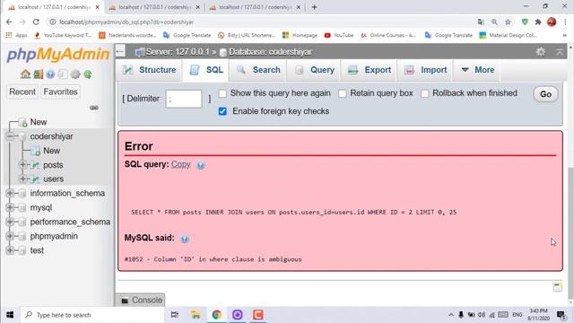 شرح INNER JOIN - طريقة جلب بيانات من اكثر من جدول | دورة تعلم SQL و MySQL كاملة 19 смотреть онлайн
