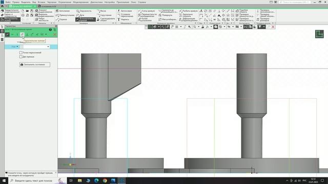 Моделирование игры с джойстиком. (Компас3D)