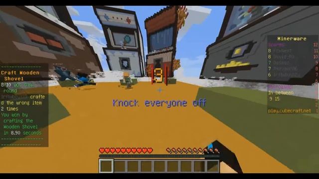 У нас есть лицуха???? Новая мини-игра Miner Ware!!!!! (Minecraft mini-game) смотреть онлайн