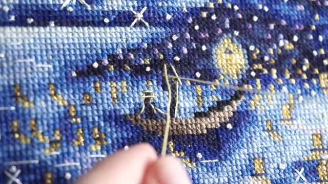 Бэкстич VS выкладная нить. Конкурс! смотреть онлайн