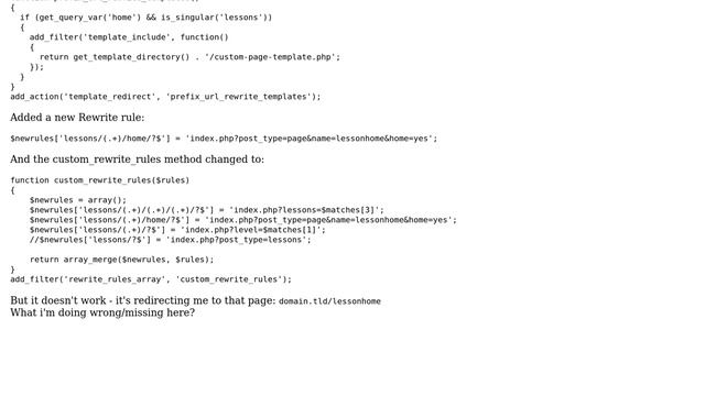 Wordpress: Post Type rewrite rule to point to custom Page/template смотреть онлайн
