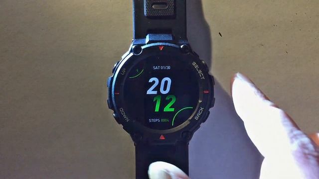 Amazfit T-Rex, Always On Display смотреть онлайн