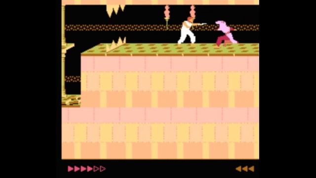 Dendy (Famicom,Nintendo,Nes) 8-bit Prince of Persia Level 4