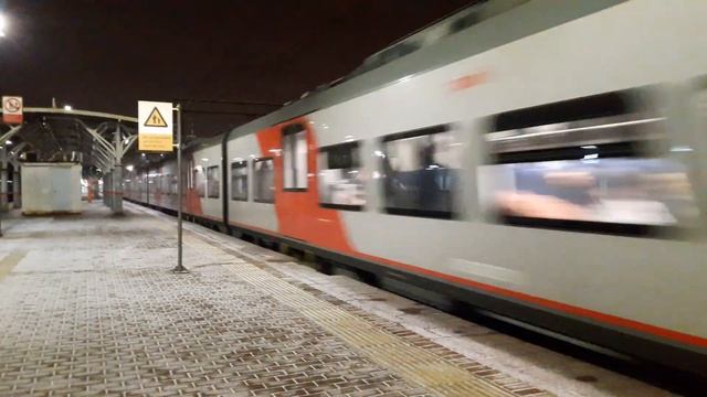 Высокоскоростной электропоезд "Ласточка" ЭС1П-035 с сообщением Москва-Нижний Новгород. смотреть онлайн