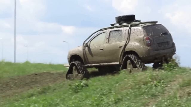 Renault Duster на гусеничном ходу смотреть онлайн