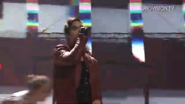 Eric saade Second rehearsal - (sweden) смотреть онлайн