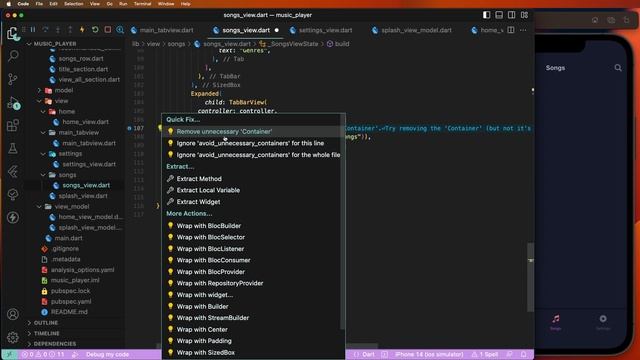 #4 Music Player App with GetX State Management | Songs Tab | Setting Tab UI | Flutter Dart [Github] смотреть онлайн