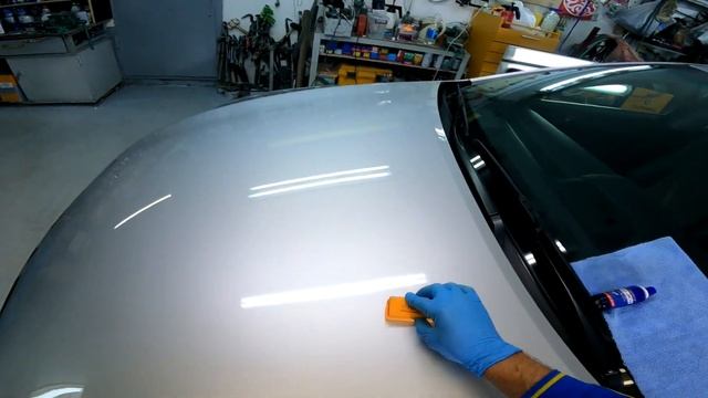 Toyota Camry 50 цвет 1F7 полировка и нанесение керамики.