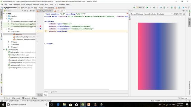 Android App Development Bangla Tutorial | Class 16 Shape Drawbles XML смотреть онлайн