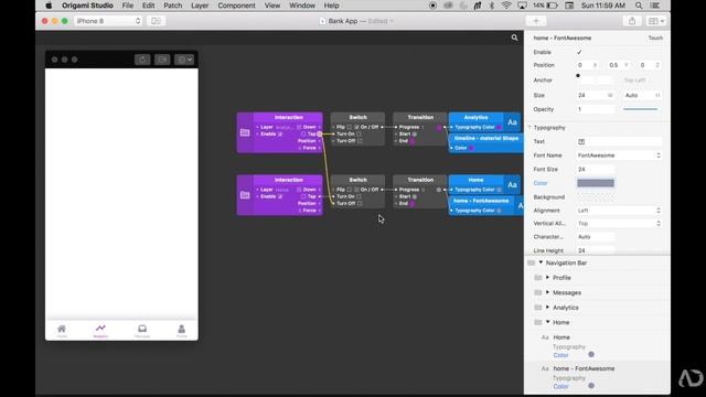 Nested Symbol Animation | App Interaction Design Tutorial смотреть онлайн