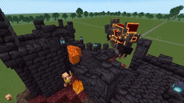 PIGLIN CASTLE Vs CATACLYSM & MOWZIE'S MOBS BOSSES (Minecraft Mob Battle)