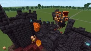 PIGLIN CASTLE vs CATACLYSM & MOWZIE'S MOBS BOSSES (Minecraft Mob Battle)