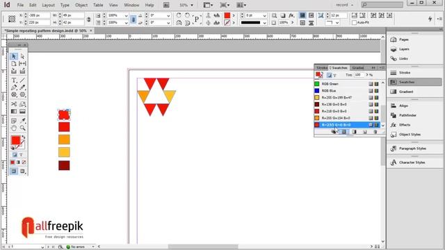 How to Create Simple Repeating Pattern in Adobe InDesign смотреть онлайн