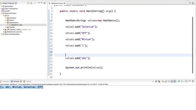 What is Set Interface in Java and How to use Set in Selenium Webdriver смотреть онлайн