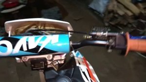 Как выправить руль на питбайке после падения??? колхозный способ!!!