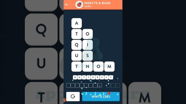 Wordbrain 2 Word Ace Insects and Bugs Level 1 Walkthrough смотреть онлайн