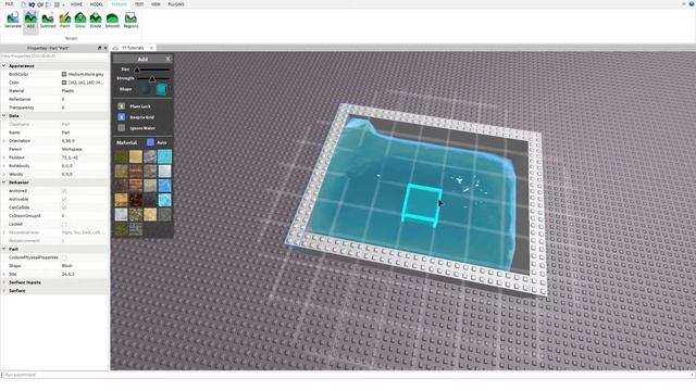 How to make water on Roblox Studio using no scripts!!! смотреть онлайн