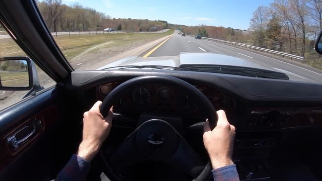 1985 Aston Martin V8 Vantage Manual Coupé Euro Spec - POV Test Drive by Tedward (Binaural Audio) смотреть онлайн