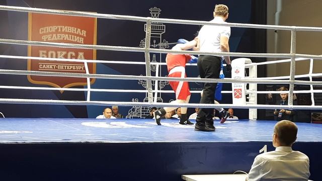 1/2 финала! 67 кг. Мансуров (КМС) & Касьян (КМС) [Бокс! Чемпионат СПБ 2022] смотреть онлайн