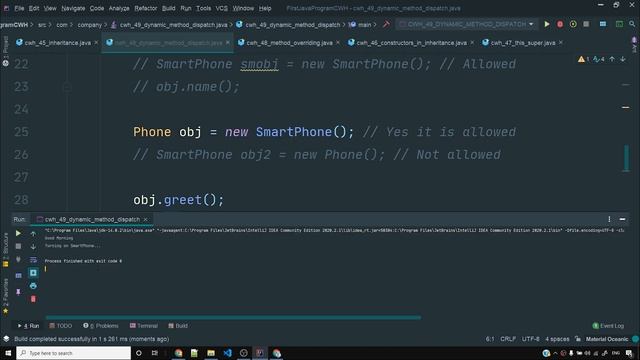 Dynamic Method Dispatch in Java смотреть онлайн
