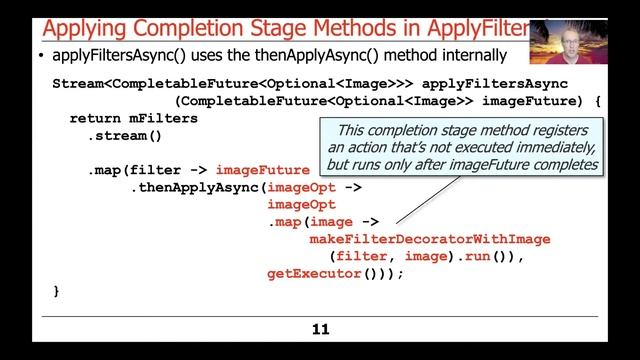 The Java CompletableFuture ImageStreamGang Case Study: Applying Completion Stage Methods (Part 2) смотреть онлайн
