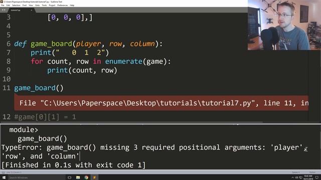Function Parameters and Typing - Python 3 Programming Tutorial p.7 смотреть онлайн