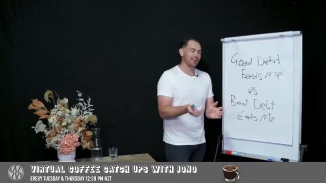 Virtual Coffee Catch Ups with Jono - Good Debt VS Bad Debt - Episode 45 смотреть онлайн