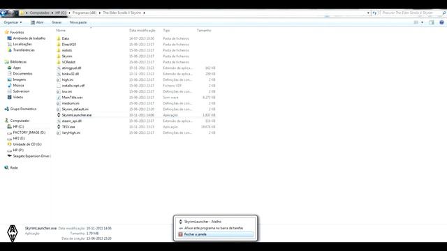 How to Fix Skyrim Error - Cannot click Data Files смотреть онлайн