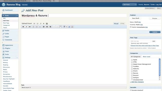 Razuna Wordpress Plugin смотреть онлайн