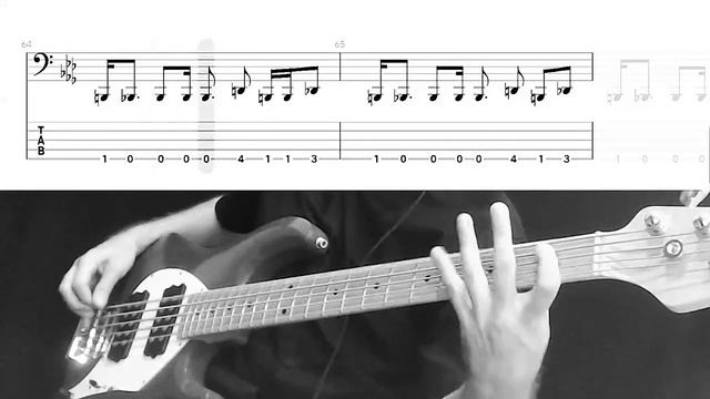 Here Comes The Pain by Slayer - Bass Cover (tablature & notation included) смотреть онлайн