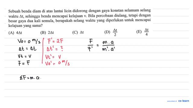 g=10 ms^-2 (kecuali me=9,1 x 10^(-31) kg ; 1 sma=931 MeV ; diberitahukan lain); c=... смотреть онлайн